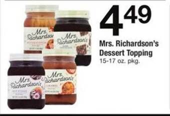 ACME Mrs Richardson's Dessert Topping offer