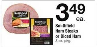 ACME Smithfield Ham Steaks Or Diced Ham offer