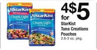 ACME Starkist Tuna Creations Pouches offer