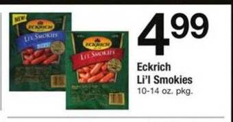 ACME Eckrich Li'l Smokies offer