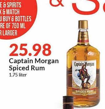 Hy-Vee Captain Morgan Spiced Rum offer