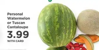 Personal Watermelon Or Tuscan Cantaloupe