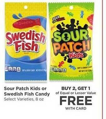 QFC Sour Patch Kids Or Swedish Fish Candy offer