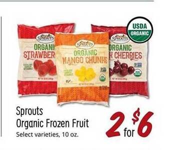 Sprouts Farmers Market Sprouts Organic Frozen Fruit offer