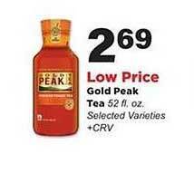 Stater Bros Gold Peak Tea offer