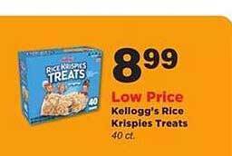 Stater Bros Kellogg's Rice Krispies Treats offer