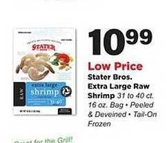 Stater Bros Stater Bros. Extra Large Raw Shrimp offer