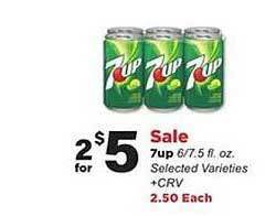 Stater Bros 7up offer