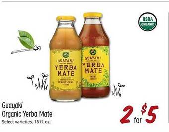 Sprouts Farmers Market Guayaki Organic Yerba Mate offer