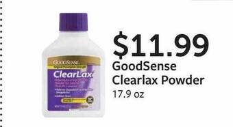 Fareway Goodsense Clearlax Powder offer