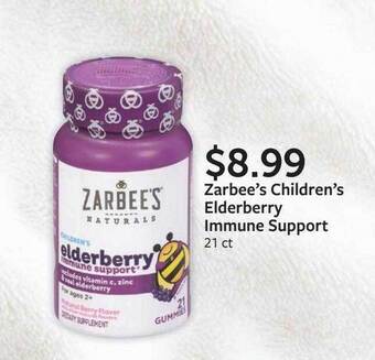 Fareway Zarbee's Children's Elderberry Immune Support offer