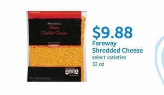 Fareway Fareway Shredded Cheese offer