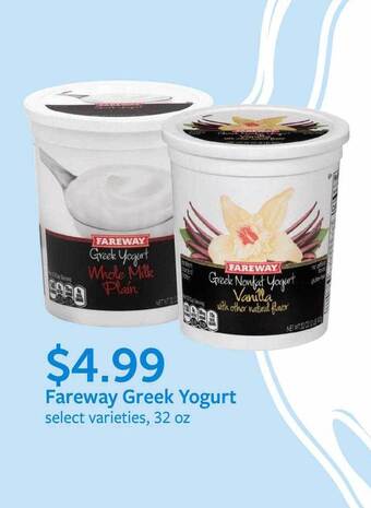 Fareway Fareway Greek Yogurt offer