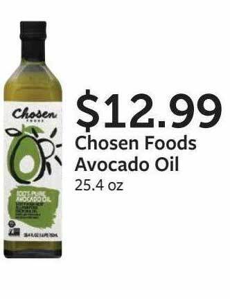 Fareway Chosen Foods Avocado Oil offer