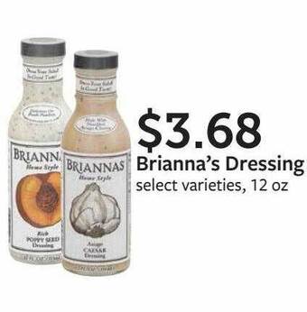 Fareway Brianna's Dressing offer