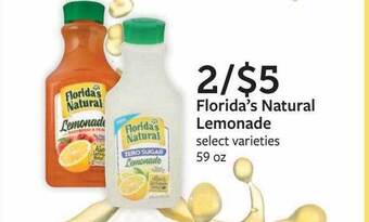 Fareway Florida's Natural Lemonade offer
