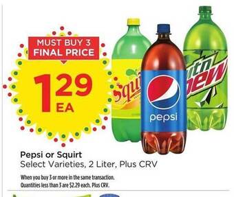 Food 4 Less Pepsi Or Squirt offer