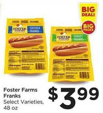 Food 4 Less Foster Farms Franks offer