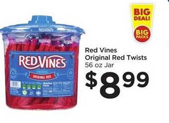 Food 4 Less Red Vines Original Red Twists offer