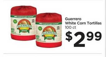 Foods Co Guerrero White Corn Tortillas offer