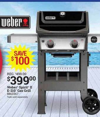 Ace Hardware Weber Spirit II E-210 Gas Grill offer