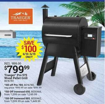 Ace Hardware Traeger Pro 575 Wood Pellet Grill offer