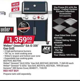 Ace Hardware Weber Genesis Sa-e-330 Gas Grill offer