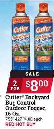 Ace Hardware Cutter Backyard Bug Control Outdoor Fogger, 16 Oz offer