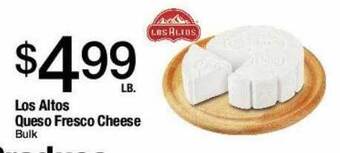 Jons International Los Altos Queso Fresco Cheese offer