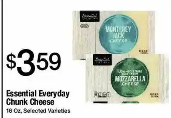 Jons International Essential Every Day Chunk Cheese offer