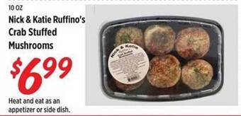 Rouses Nick & Katie Ruffino's Crab Stuffed Mushrooms offer