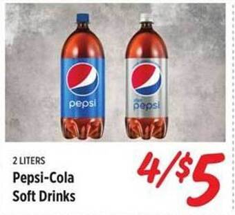 Rouses Pepsi-Cola Soft Drinks offer