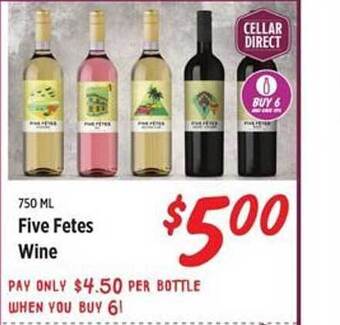 Rouses Five Fetes Wine offer