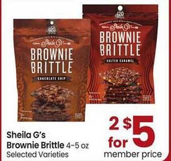 Safeway Sheila G's Brownie Brittle offer