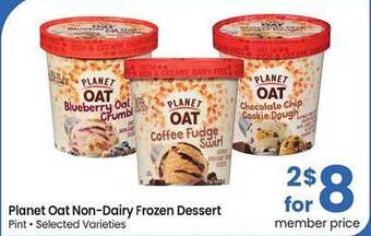 Safeway Planet Oat Non-dairy Frozen Dessert offer