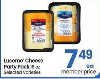 Safeway Lucerne Cheese Party Pack offer