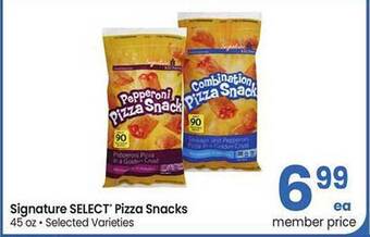 Safeway Signature Select Pizza Snacks offer