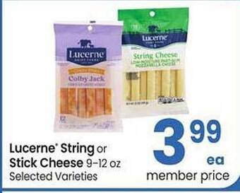 Safeway Lucerne String Or Stick Cheese offer