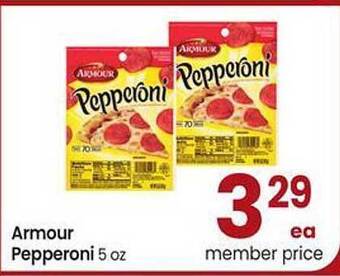 Safeway Armour Pepperoni offer