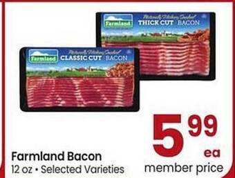 Safeway Farmland Bacon offer