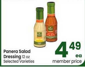 Safeway Panera Salad Dressing offer