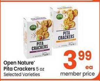 Safeway Open Nature Pita Crackers offer