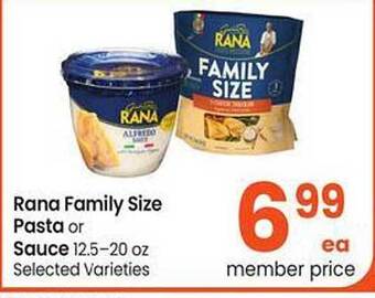 Safeway Rana Family Size Pasta Or Sauce offer