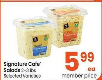 Safeway Signature Cafe Salads offer