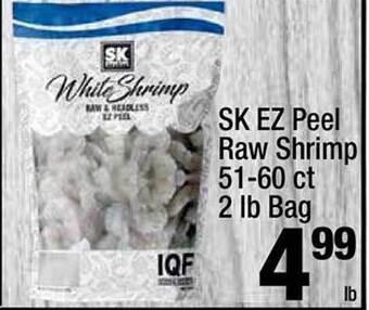 Super King Markets Sk Ez Peel Raw Shrimp offer