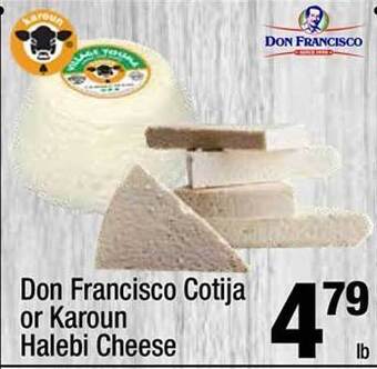 Super King Markets Don Francisco Cotija Or Karoun Halebi Cheese offer
