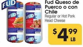 Cardenas Fud Queso De Puerco O Con Chile offer