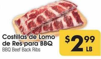 Cardenas Costillas De Lomo De Res Para Bbq offer