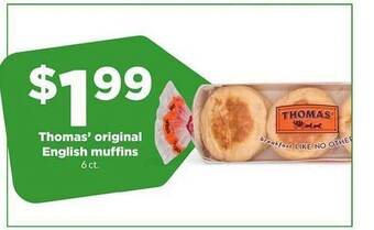 Hy-Vee Thomas' Original English Muffins offer