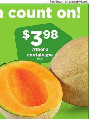Hy-Vee Athena Cantaloupe offer
